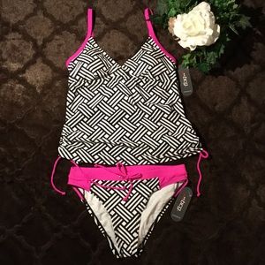 NWT BCG 2 Pc Tankini/Hipster Swimwear, 8